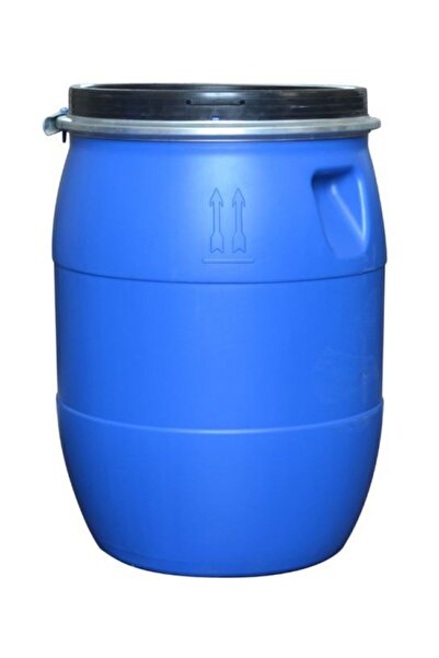 TRISON Plastik Varil - Bidon 50 Lt. %100 Hdpe Gövde, Metal Çember Sızdırmaz C...