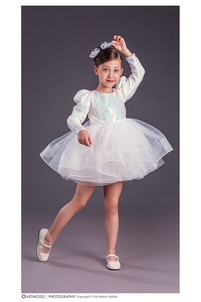 Little Pumpkin 2 Year Old Ballerina Dress - Fluffy Skirt, Sequin Sequined, Tight Fit - Recommended to Buy Large