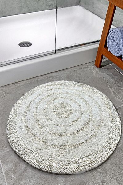 Chilai Home Ψωμί 100x100 cm Χαλί μπάνιου με 100% φυσικό βαμβάκι