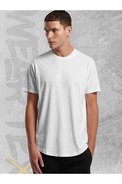 WEARTEX Unisex Oval Cut Slim Fit T-Shirt - Plain Unprinted