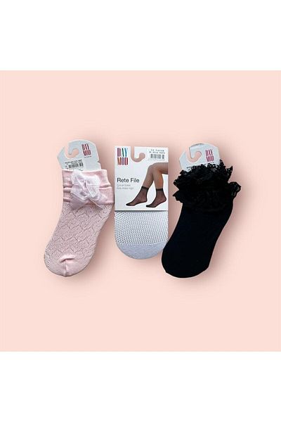 Daymod Children's Socket Socks with Accessories 3-Piece