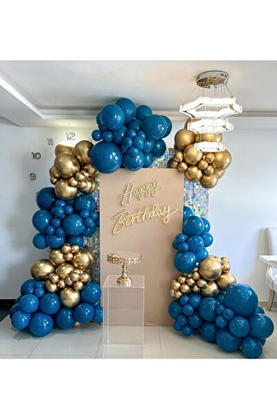 Çemrek Süs Parti Retro Koža n Ocean Zlatni Hrom Balon Lanac Set