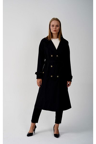 Quen Belted Trench Coat