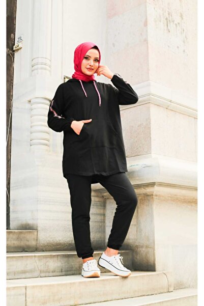 CNG MODA Σετ φόρμας Oversize με κουκούλα