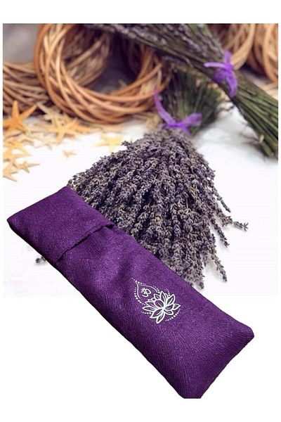 YOGAEZO Μαξιλάρι Ματιών Yoga - Μαξιλάρι Ματιών Lavender Lotus Flower - Χαλαρωτική Αυτοκόλλητη Μάσκα Ματιών Yoga