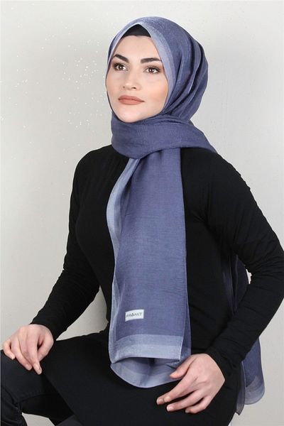 PİRAMİT 4000-19 Model Amber Glitter Lilac Shawl
