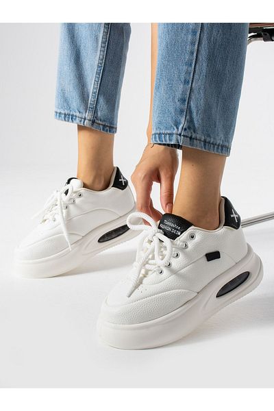 Alemdar Shoes White Women's Sneakers - Ni̇ko