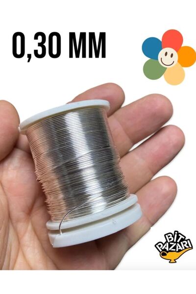 izmir Bitpazarı Filografi - Bakır Çiçek Teli 0,30 Mm - Takı Teli - Hobi Teli ...