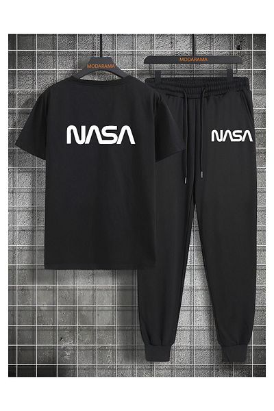 MODARAMA T-Shirt Tracksuit Set NASA DESIGN PRINTED