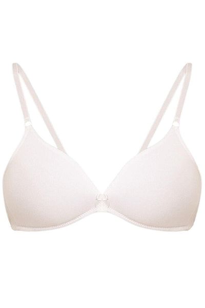 Liza Children's White Covered Waiter Size Training Bra First Bra