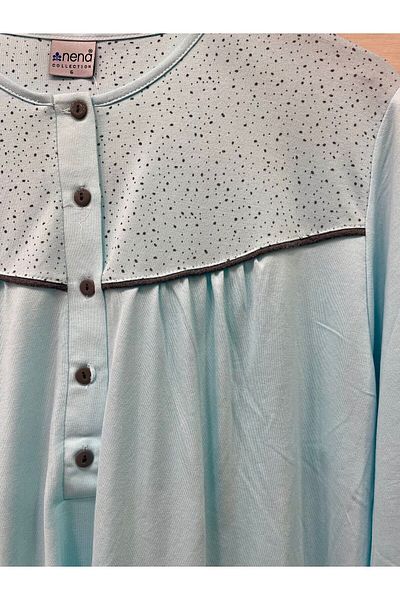 Nena Plus Size Wearable Long Sleeve 100% Cotton Women's Pajamas Set - Four Seasons