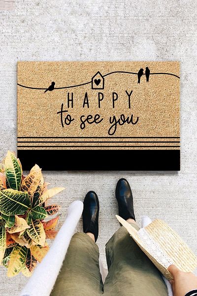 Chilai Home Pvc To See You Special Design Inside And Outside Pvc Door Front Mats