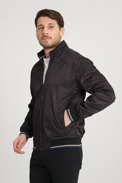Wise Men's Stand Collar Spring Windbreaker Coat