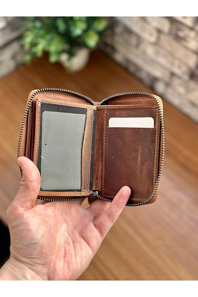 clawleather MINI FERURLI GENUINE LEATHER WALLET CARD HOLDER