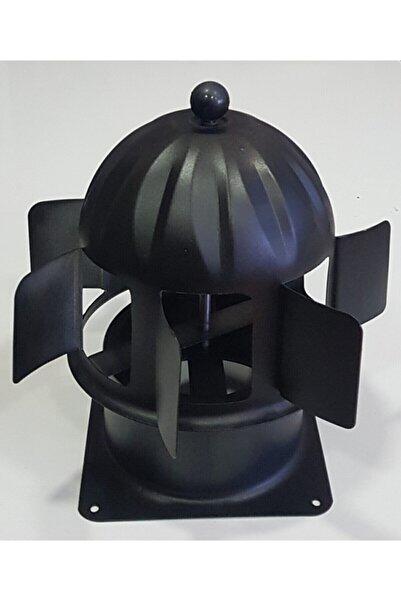 recep sobaları Mat Siyah Şapka Bilyalı Şömine Bacası Esmatik Rüzgar Gülü Döner Soba Bacası