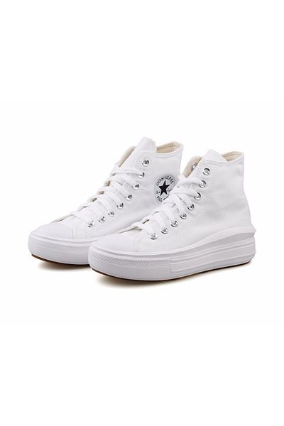 converse Dámské bílé tenisky Chuck Taylor All Star Move Platform 568498 c