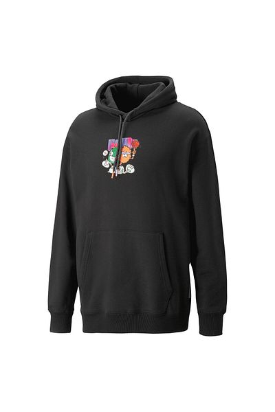 Puma Мъжки суитшърт с качулка и графичен дизайн 8enjamin