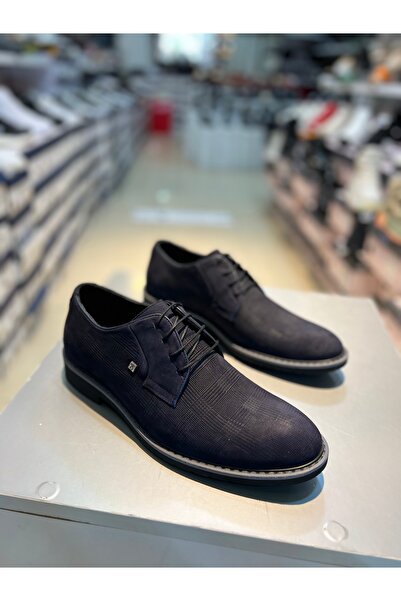 Hacıoğlu Ayakkabı حذاء فوييجر رجالي كلاسيكي من الجلد الطبيعي برباط