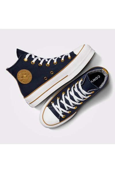 Converse Chuck Taylor All Star Lift Platform Herringbone Stripe Kadın Sneaker
