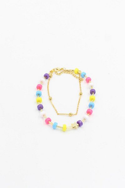 Chantaky 052 607 Colorful Stone Anklet