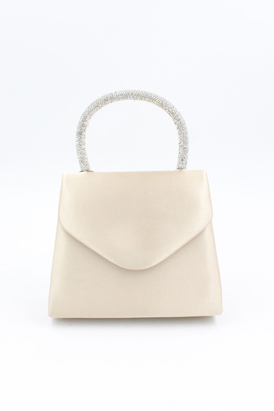 Chantaky 064 436125 Атласна сумка з кришталевою ручкою з каменем Вечірня сукн...