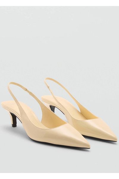 MANGO Woman Schuhe mit offenem Rücken und Absatz