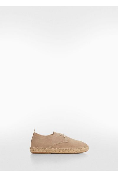 MANGO Kids Espadrilles aus Wildleder mit Schnürung