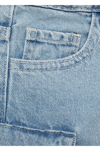 MANGO Kids Джинсова спідниця з карго-кишенями