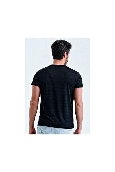 UHLSPORT Ανδρικό μπλουζάκι Casual Garned Black - 3201125