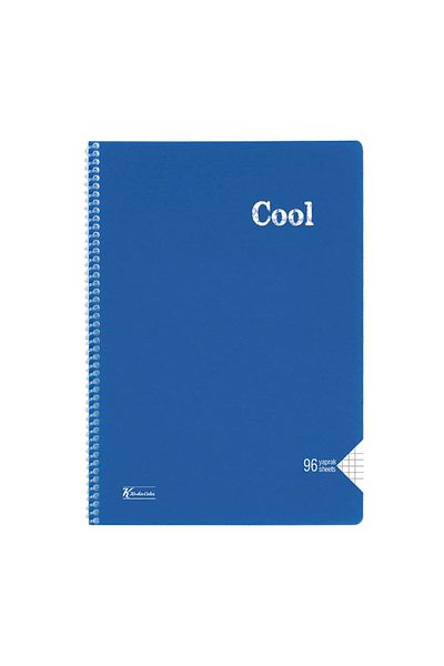 KESKİN COLOR Keskin Cool Pp Cover Spiral Notebook A4 96 YpCheckered