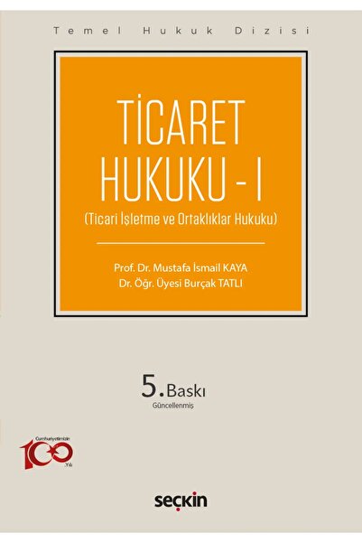 Seçkin Yayıncılık THD Ticaret Hukuku 1