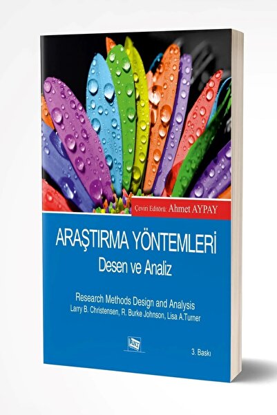 Anı Yayıncılık Araştırma Yöntemleri Desen ve Analiz