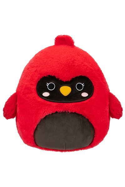 Squishmallows Squishmallows Fuzzamalow Plush - Caslan The Cardinal 12in SQCR03205/SQCR03967