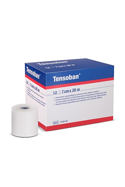 Tensoban Bandaj Altı Sünger 7cm X 20m Beyaz Renk