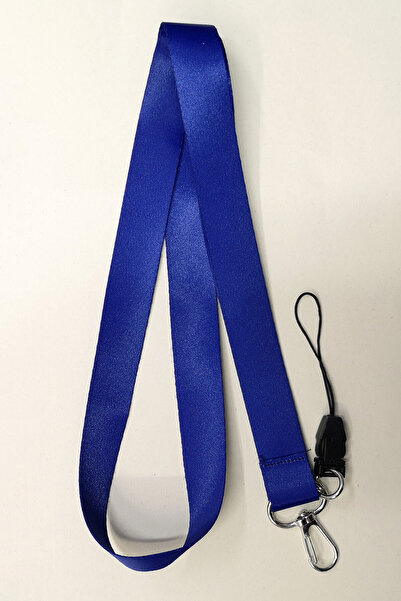 Apptakı Lacivert Yaka Kartı Aksesuar Boyun İpi Boyun Aski İpi Telefon Askısı ...