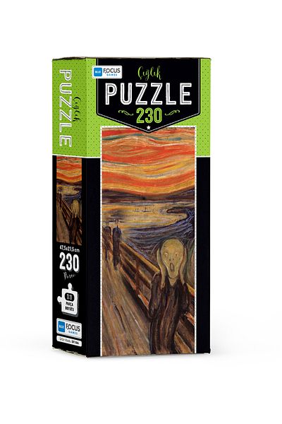 Blue Focus Bf186 بازل الصور المقطوعة الصراخ 47,5x21,5 سم 230 قطعة