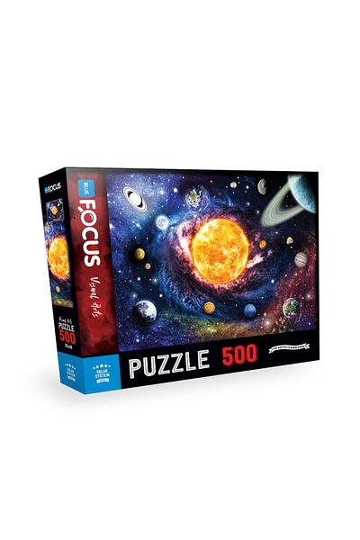 Blue Focus 500 Piece Puzzle - Solar System (SOLAR SYSTEM)