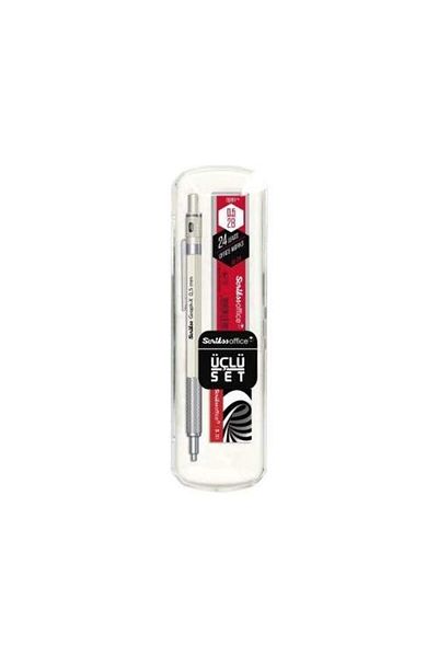 Scrikss Graph-x Metal 0.5 Mm Versatil Pencil Eraser Tip Set White