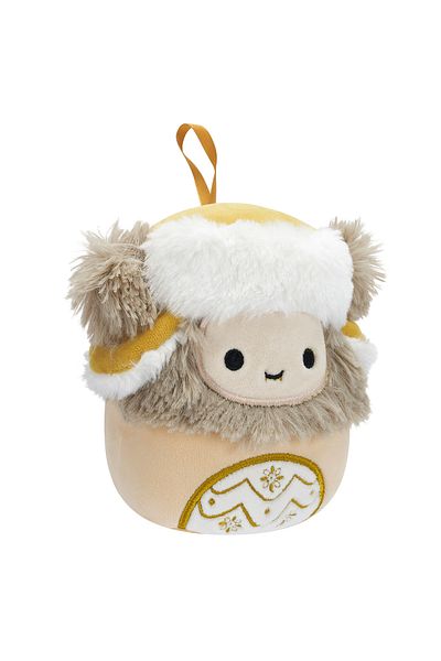 Squishmallows Yılbaşı Süsü - Yeti Dray 10cm