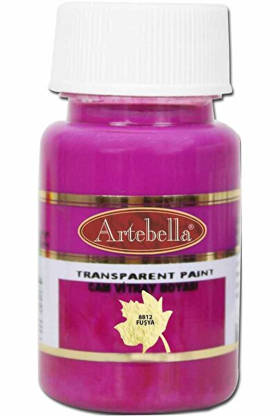 Artebella Transparan Cam Vitray Boyası Fuşya 50ml