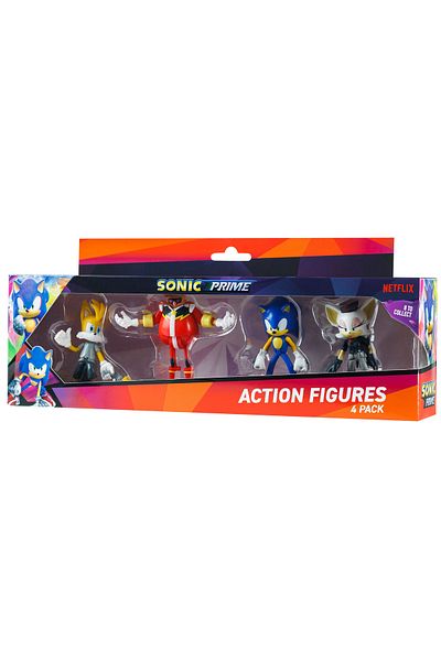 Sonic Pmı Aksiyon Figürleri 4'lü مجموعة ديلوكس موديل 1