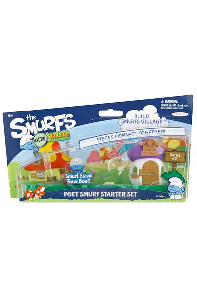 ŞİRİNLER Jakks Pacific Smurfs Poet Smurf Micro Figure Play Set