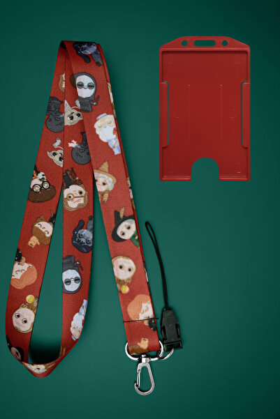 Apptakı Boyun İpi Boyun Askı İpi Boyun Askısı ve Kartlık - ASS0280-1