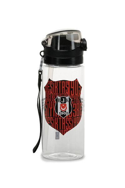 Beşiktaş Plastic Flask 500 ml Black