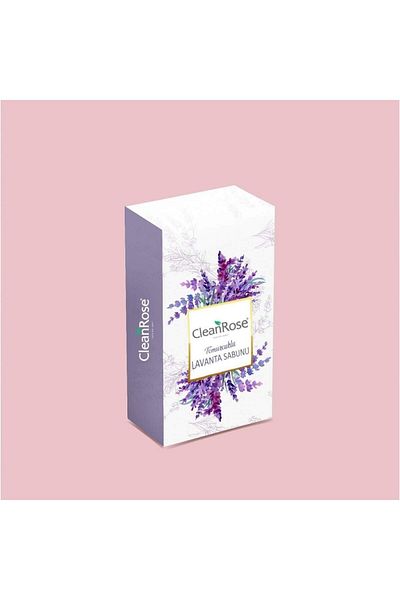 Clean Rose Lavender Soap with Buds