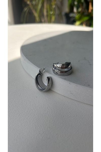 Doğaltaş Masalları Steel Earrings