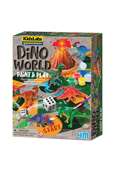 4M مجموعة تلوين وألعاب عالم الديناصورات 3400