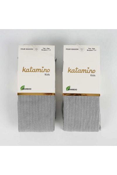 Katamino Beyza Girl Bamboo Pantyhose 1-5 Years K30205 Gray (1 Pc)