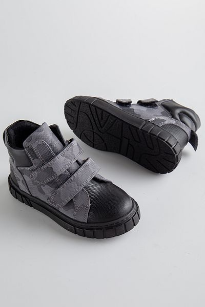 Mehmet Baran Genuine Leather Children's Boots Thermo Non-Slip Sole