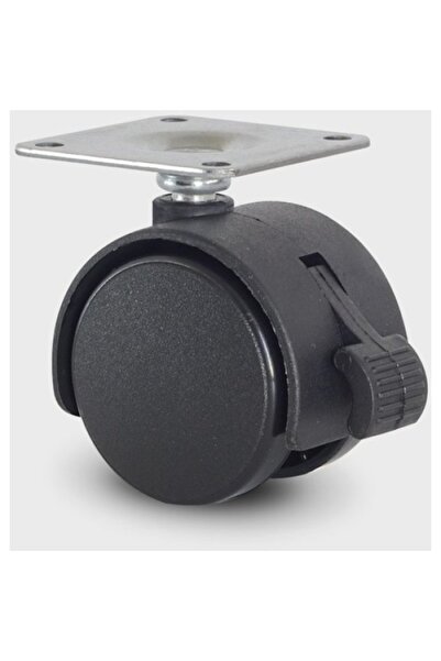 Adilon Ofis Koltuk Dolap Etejer 360 Derece Döner Tablalı, Frenli Plastik Mobi...